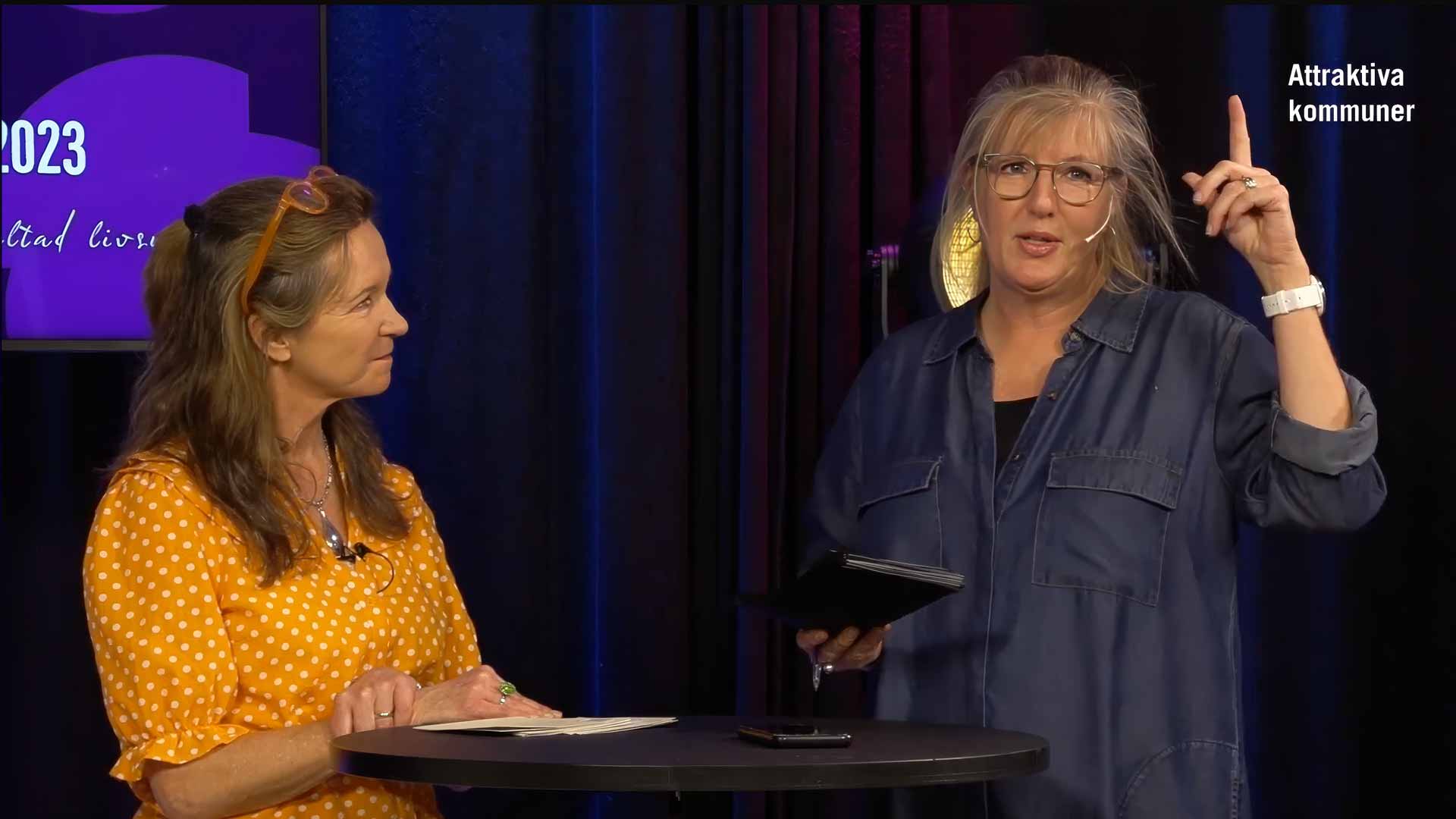 Malin som moderator i Fyrbodal
